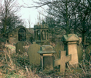 Remains of the old Bronte chapel